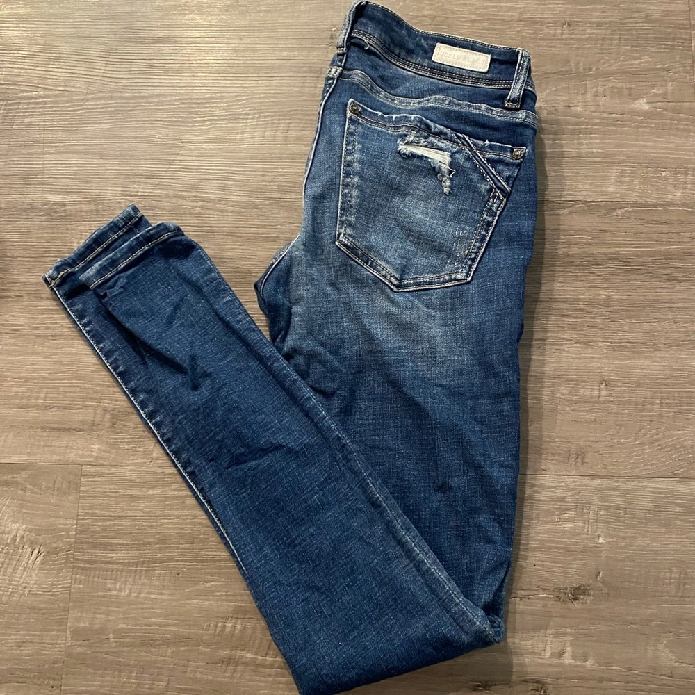 Buckle Black Skinny Jeans